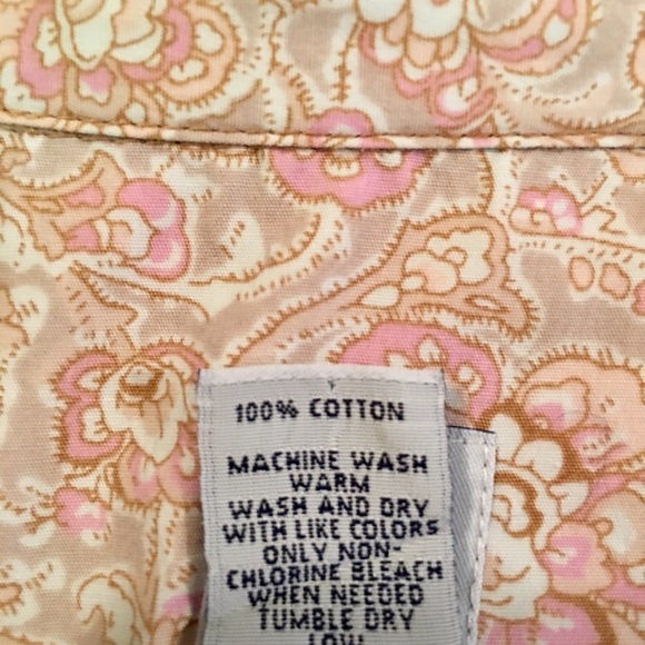 Gap paisley long sleeve button down nwot - Picture 5 of 5